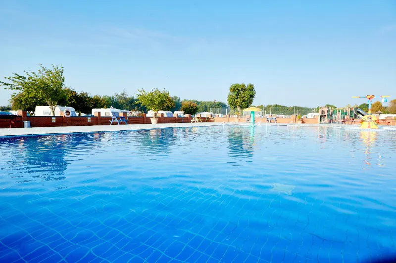 Outdoor pool at Home Farm Holiday Park Somerset